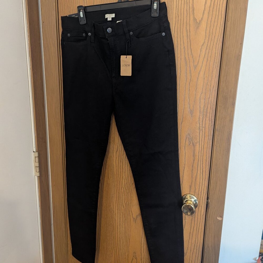 NWT J. Crew Highrise Skinny Black Jeans-Women's 31/29
